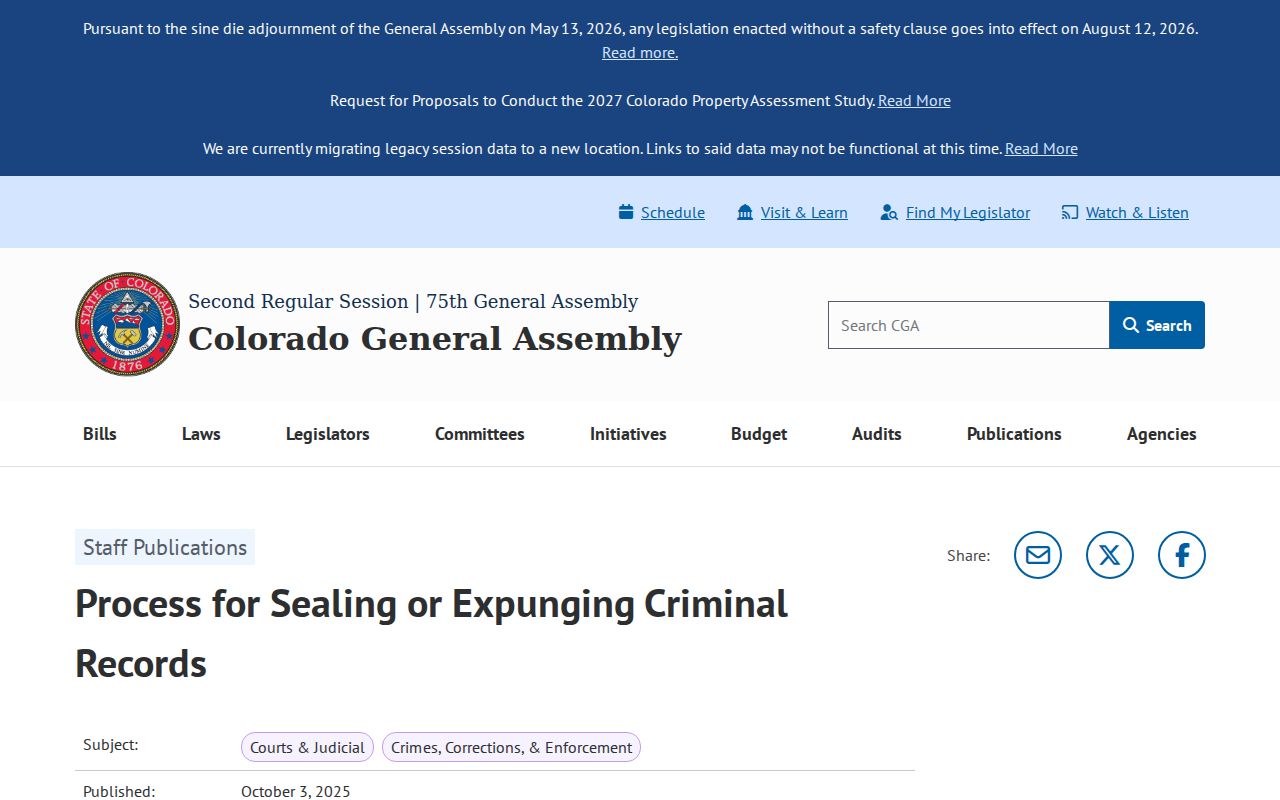 Crowley County criminal docket sealing and expungement resource
