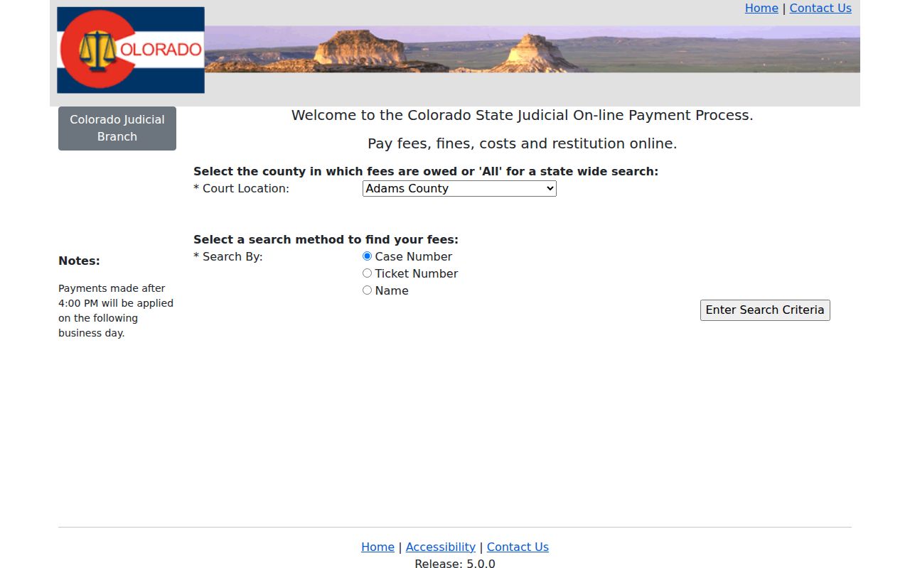 Crowley County traffic ticket online payment portal